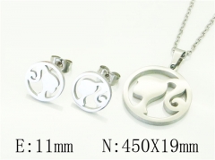 HY Wholesale Jewelry Set 316L Stainless Steel jewelry Set-HY45S0023DML