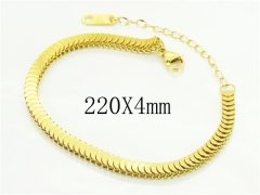 HY Wholesale Bracelets 316L Stainless Steel Jewelry Bracelets-HY25B0322OB