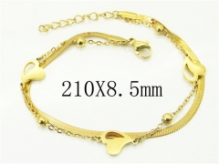 HY Wholesale Bracelets 316L Stainless Steel Jewelry Bracelets-HY43B0164NB