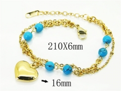 HY Wholesale Bracelets 316L Stainless Steel Jewelry Bracelets-HY25B0365HKW