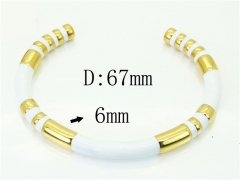 HY Wholesale Bangles Jewelry Stainless Steel 316L Popular Bangle-HY14B0264HLW