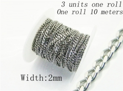 HY Wholesale 316 Stainless Steel Jewelry Cheap Long Chain-HY70AE2376JEE