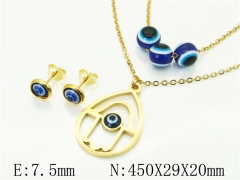 HY Wholesale Jewelry Set 316L Stainless Steel jewelry Set-HY12S1329UNL