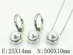 HY Wholesale Jewelry Set 316L Stainless Steel jewelry Set-HY25S0782HIF