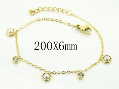 HY Wholesale Bracelets 316L Stainless Steel Jewelry Bracelets-HY25B0334PU