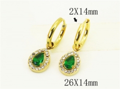 HY Wholesale Earrings 316L Stainless Steel Earrings Jewelry-HY25E0778HBL