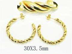 HY Wholesale Earrings 316L Stainless Steel Earrings Jewelry-HY30E1667KL