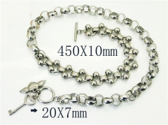 HY Wholesale Necklaces Stainless Steel 316L Jewelry Necklaces-HY21N0208HNE