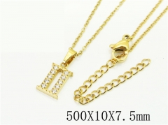 HY Wholesale Necklaces Stainless Steel 316L Jewelry Necklaces-HY12N0698OD