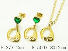 HY Wholesale Jewelry Set 316L Stainless Steel jewelry Set-HY25S0791HOE