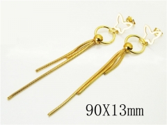 HY Wholesale Earrings 316L Stainless Steel Earrings Jewelry-HY60E1849LW