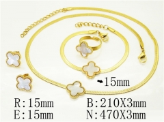 HY Wholesale Jewelry Set 316L Stainless Steel jewelry Set-HY50S0418IOA