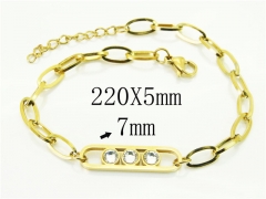 HY Wholesale Bracelets 316L Stainless Steel Jewelry Bracelets-HY25B0357OL