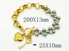 HY Wholesale Bracelets 316L Stainless Steel Jewelry Bracelets-HY21B0602HNS