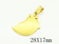 HY Wholesale Pendant Jewelry 316L Stainless Steel Jewelry Pendant-HY70P0866IQ