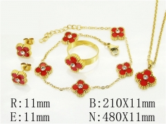 HY Wholesale Jewelry Set 316L Stainless Steel jewelry Set-HY50S0427IOG