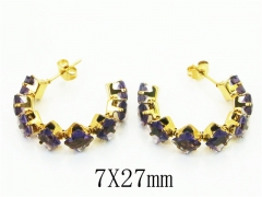 HY Wholesale Earrings 316L Stainless Steel Earrings Jewelry-HY30E1621ZML