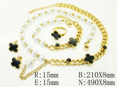 HY Wholesale Jewelry Set 316L Stainless Steel jewelry Set-HY50S0440IOF