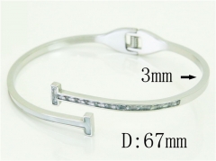 HY Wholesale Bangles Jewelry Stainless Steel 316L Popular Bangle-HY80B1803HQL