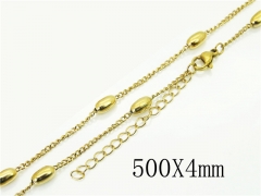 HY Wholesale Necklaces Stainless Steel 316L Jewelry Necklaces-HY70N0694KL