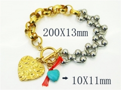 HY Wholesale Bracelets 316L Stainless Steel Jewelry Bracelets-HY21B0605HNW
