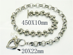 HY Wholesale Necklaces Stainless Steel 316L Jewelry Necklaces-HY21N0203HNA