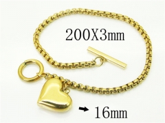 HY Wholesale Bracelets 316L Stainless Steel Jewelry Bracelets-HY43B0182LC