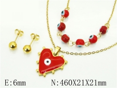 HY Wholesale Jewelry Set 316L Stainless Steel jewelry Set-HY91S1778HIW
