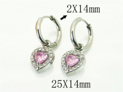 HY Wholesale Earrings 316L Stainless Steel Earrings Jewelry-HY25E0763QPL