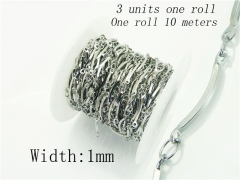 HY Wholesale 316 Stainless Steel Jewelry Cheap Long Chain-HY70AE2384KLS