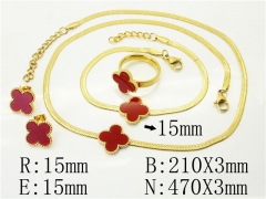 HY Wholesale Jewelry Set 316L Stainless Steel jewelry Set-HY50S0420IOD