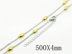 HY Wholesale Necklaces Stainless Steel 316L Jewelry Necklaces-HY70N0695LE