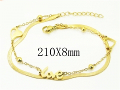HY Wholesale Bracelets 316L Stainless Steel Jewelry Bracelets-HY43B0165ND