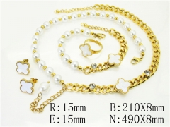 HY Wholesale Jewelry Set 316L Stainless Steel jewelry Set-HY50S0439IOT