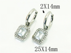 HY Wholesale Earrings 316L Stainless Steel Earrings Jewelry-HY25E0752ZPL