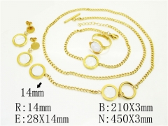 HY Wholesale Jewelry Set 316L Stainless Steel jewelry Set-HY50S0454JQQ