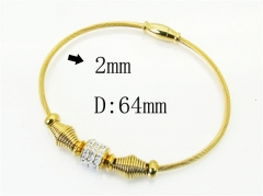 HY Wholesale Bangles Jewelry Stainless Steel 316L Popular Bangle-HY24B0240HML