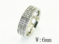 HY Wholesale Popular Rings Jewelry Stainless Steel 316L Rings-HY62R0075JL