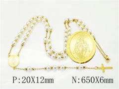 HY Wholesale Necklaces Stainless Steel 316L Jewelry Necklaces-HY76N0640SNL