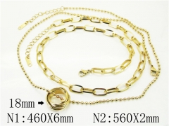 HY Wholesale Necklaces Stainless Steel 316L Jewelry Necklaces-HY43N0131HVV