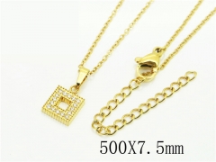 HY Wholesale Necklaces Stainless Steel 316L Jewelry Necklaces-HY12N0689OC