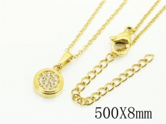 HY Wholesale Necklaces Stainless Steel 316L Jewelry Necklaces-HY12N0678OV
