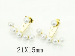 HY Wholesale Earrings 316L Stainless Steel Earrings Jewelry-HY32E0522OR
