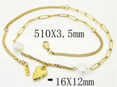 HY Wholesale Necklaces Stainless Steel 316L Jewelry Necklaces-HY43N0141PX