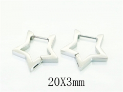 HY Wholesale Earrings 316L Stainless Steel Earrings Jewelry-HY75E0238XJL