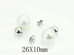 HY Wholesale Earrings 316L Stainless Steel Earrings Jewelry-HY32E0494OL
