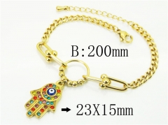 HY Wholesale Bracelets 316L Stainless Steel Jewelry Bracelets-HY32B0992HOS