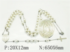 HY Wholesale Necklaces Stainless Steel 316L Jewelry Necklaces-HY76N0636YML