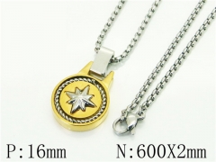 HY Wholesale Necklaces Stainless Steel 316L Jewelry Necklaces-HY41N0292HOS