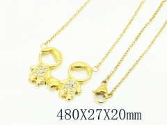 HY Wholesale Necklaces Stainless Steel 316L Jewelry Necklaces-HY91N0131HIL